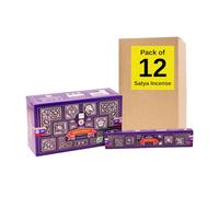SATYA Encens - Super HIT Purple Beauty | Lot de 12-15 GM (15 bâtons)