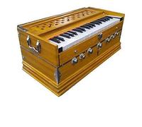 SATYA EXPORTS Harmonium 440Hz Extra Hauteur Longue Sustain Sound Yoga Bhajan Taille - 55,9 x 30,5 x 25,4 cm