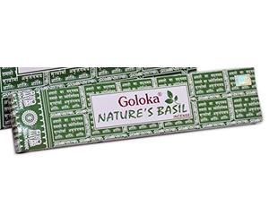 Satya goloka nature's incense nest bâtonnets d'encens 15 g, Basil
