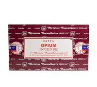 Satya Lot de 12 bâtons d'encens Opium 15 g Total 180 g
