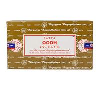 Satya Lot de 12 boîtes d'encens Oodh 15 g
