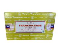 Satya Lot de 240 bâtons d'encens d'encens - Arôme de résine sacrée pour prière, méditation et nettoyage spirituel (12 x 20)