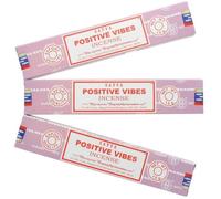 Satya – Bâtons d'encens Nag Champa Positive Vibes – Lot de 3