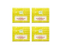 Satya Lot de 4 cônes d'encens à la citronnelle Dhoop utilisés pour l'aromathérapie, le spa, le yoga, les mariages, le Reiki, la méditation, la guérison par DHS..