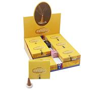 Satya Nag Champa Dhoop Cones - Sandal - lot de 12 boites