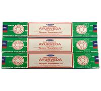 Satya Nag Champa Encens Ayurveda - Lot de 3 (15 gram chacun)