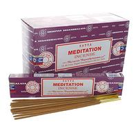 Satya Nag Champa Lot de 2 paquets d'encens 15 g chacun par SOS (méditation, 2 paquets)