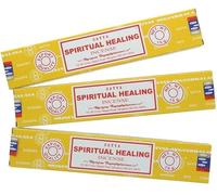 Satya Nag Champa Lot de 3 paquets de bâtons d'encens 100 % naturel Fait à la main pour soulager le stress, la décoration spirituelle, l'estompage et la méditation