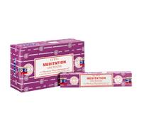 Satya Nag Champa Meditation Lot de bâtonnets d'encens, Box 12 Packs