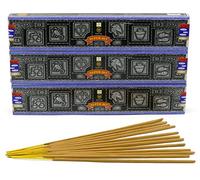 Satya Nag Champa Paquet de bâtonnets d'encens Super Hit, Lot de 3