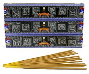 Satya Nag Champa Paquet de bâtonnets d'encens Super Hit, Lot de 3