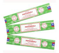 Satya Bâtonnets d'encens Nag Champa Patchouli - Lot de 3 paquets