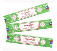 Satya Bâtonnets d'encens Nag Champa Patchouli - Lot de 3 paquets