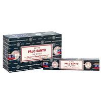 Satya Nagchampa Aroma de palo Santo varillas de incienso Agarbatti - Pack de 12 cajas (15 mm CADA)-180 mm...