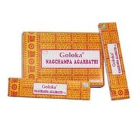 Boîte complète d'encens original Goloka Nagchampa par 12