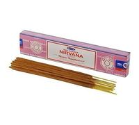 Satya Sai Baba Nag Champa Nirvana Boîte de 180 g de bâtons d'encens Agarbatti | 12 Paquets de 15 g chacun dans Une boîte | Qualité d'exportation