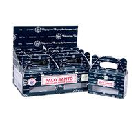Satya Sai Baba Palo Santo Lot de 12 boîtes d'encens naturels avec 120 cônes - Idéal pour la prière, la méditation et la détente