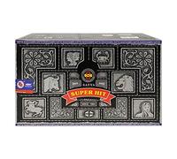 Satya Sai Baba Super Hit Nagchampa Agarbatti Lot de 12 boîtes de 15 g chacune 180 g