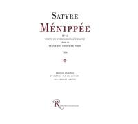 Satyre ménippée de la vertu du Catholicon - - Collectif - Ressouvenances - Livre