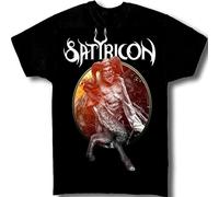 Satyricon European Tour 2013 Official Licensed Authentic T Shirt, Emperor, Black Manches Courtes(X-Large)