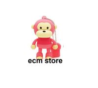 SATZUMA Clé USB Singe Rose 8 GB monkey flash pink /EBVD