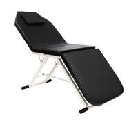 SAUADY Chaise de beauté spa portable chaise de spa pliable portable pour le traitement transfusion sanguine massage beauté 182 x 60 x 61 cm noir