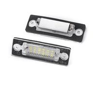 SAUANMNKTP Éclairage Plaque Immatriculation Auto Pour Skoda Super 1 2002 2003 2004 2005 2006 2007 2008 Éclairage De Plaque D'immatriculation LED Avec 18 12V 2 Pièces