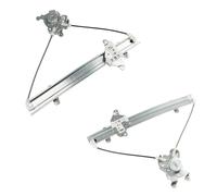 SAUANMNKTP Lève-vitre électrique Pour Mitsubishi Pour Outlander 2003-2006 MR573877 MR573878 Lève-vitre Avant Droit/arrière Mécanisme Lève-vitres Electrique(1 pair-no motor)