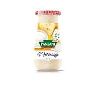 Sauce 4 fromages français PANZANI - le pot de 370g Lot De 4 - Par Lot