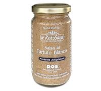 Sauce à la truffe blanche 190g - Sauce prête utilisée dans les restaurants et les chefs professionnels - Truffe Italie Ombrie - Produit artisanal Ombrie - Fabriqué en Italie