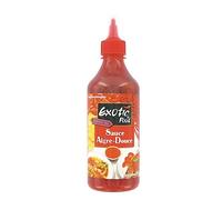 Sauce Aigre-Douce 455ML Exotic Food - Non-pimentée - Authentic Thai - Pour plats chauds et froids, facile à cuisiner (Lot de 2 bouteilles)