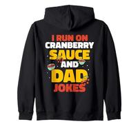 Sauce Aux Airelles Et Dad Jokes Papa Père Thanksgiving Sweat à Capuche
