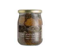 Sauce aux truffes 10% avec tranches de truffes, 500 g