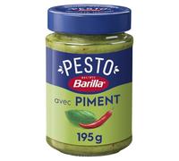 Sauce pesto basilic et piment BARILLA - le pot de 195g Lot De 4 - Par Lot