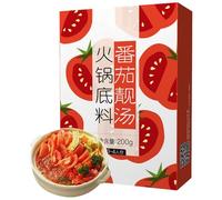 Sauce pour Bouillon de Fondue Au Style Sichuan à la Tomate, Assaisonnement Authentique pour Soupe Chinoise, Base pour Fondue Chinoise et Cuisine