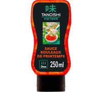 Sauce prête à tremper pour nems et rouleaux de printemps TANOSHI, saveur douce du Vietnam, bouteille de 25cL - Lot de 3