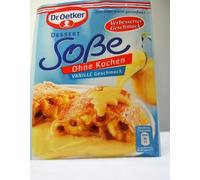 Sauce sans cuisson saveur vanille Dr. Oetker, 39 g
