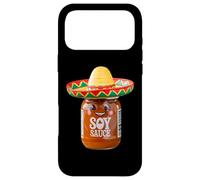 Sauce soja Amusante I Am Sauce Salsa Mexicaine Sauce piquante Sombrero Coque pour iPhone 17 Pro Max
