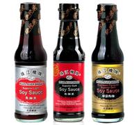 Sauce Soja Claire, Epaisse et aux Champignon 150ml/Bouteille - Offres de 1, 2 et 3 Bouteilles et 1 de Chaque Saveur - Livraison Gratuite France (3, 3 saveur)