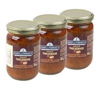 Sauce tholognaise au thon blanc germon et aux oignons de Bretagne Pointe de Penmarc'h - le lot de 3 verrines de 190 g