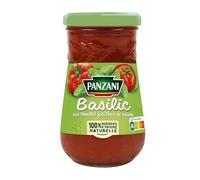 Sauce Tomate Basilic Fraîche Panzani 210g - Délice des Tomates Saisonnieres - Épicerie Fine - Idéale pour Pâtes - Recette Originale - Le Lot De 4