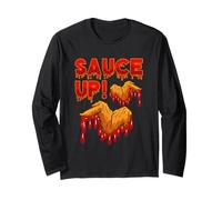Sauce Up and Eat Chicken Wing Food Wing Wing Wing Manche Longue