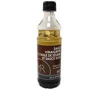 Sauce vinaigrette à l'huile de sésame et sauce soja - Fabriquée en France - MR - Bouteille 350ml