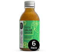 Sauce Yuzu avec jus de ponzu naturel pour vinaigrette Umami et marinade | Sans OGM et sans sucre ajouté | Sans gluten, sans noix, végétalien | 6 bouteilles en verre recyclé | Sauce Yuzu NOJŌ