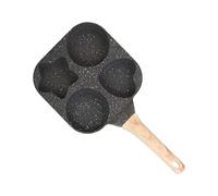 Saucepan à œufs - Pancake Pan - 4 cup - Appareil à croque-monsieur anti-adhésif - - Pour cuisson rapide, pancake portable, omelette - Pour le camping, les voyages, la cuisine, les dorms, les