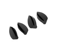 Saucer Coussinets de nez de rechange pour lunettes de soleil Oakley Frogskins Range OO9284, Noir standard + coupe asiatique noire, taille unique