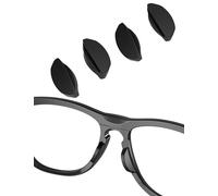 SAUCER Embouts de nez de rechange pour lunettes de soleil Oakley HSTN OO9242 | OO9242A | Gamme Frogskins OO9284 | OO9284A | Frogskins Hybrid OO9289 - 1 paire de lunettes de soleil - Noir standard +