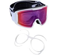 Saucer Insert à clipser | Rx Optical Insert pour lunettes de ski Oakley Flight Deck L OO7050 | OO7064 | OO7104 | OO7105 - Transparent, claire, taille unique