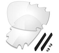 SAUCER Lentilles de rechange et kits de caoutchouc de qualité supérieure pour Oakley Jawbone Vented Racing Jacket | Jawbone Vented Racing Jacket Low Bridge Fit Lunettes de soleil haute défense - HD