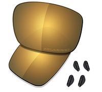 SAUCER Lentilles de rechange et kits en caoutchouc de qualité supérieure pour lunettes de soleil Oakley Drop Point OO9367 60 mm, Bronze doré polarisé, Taille unique